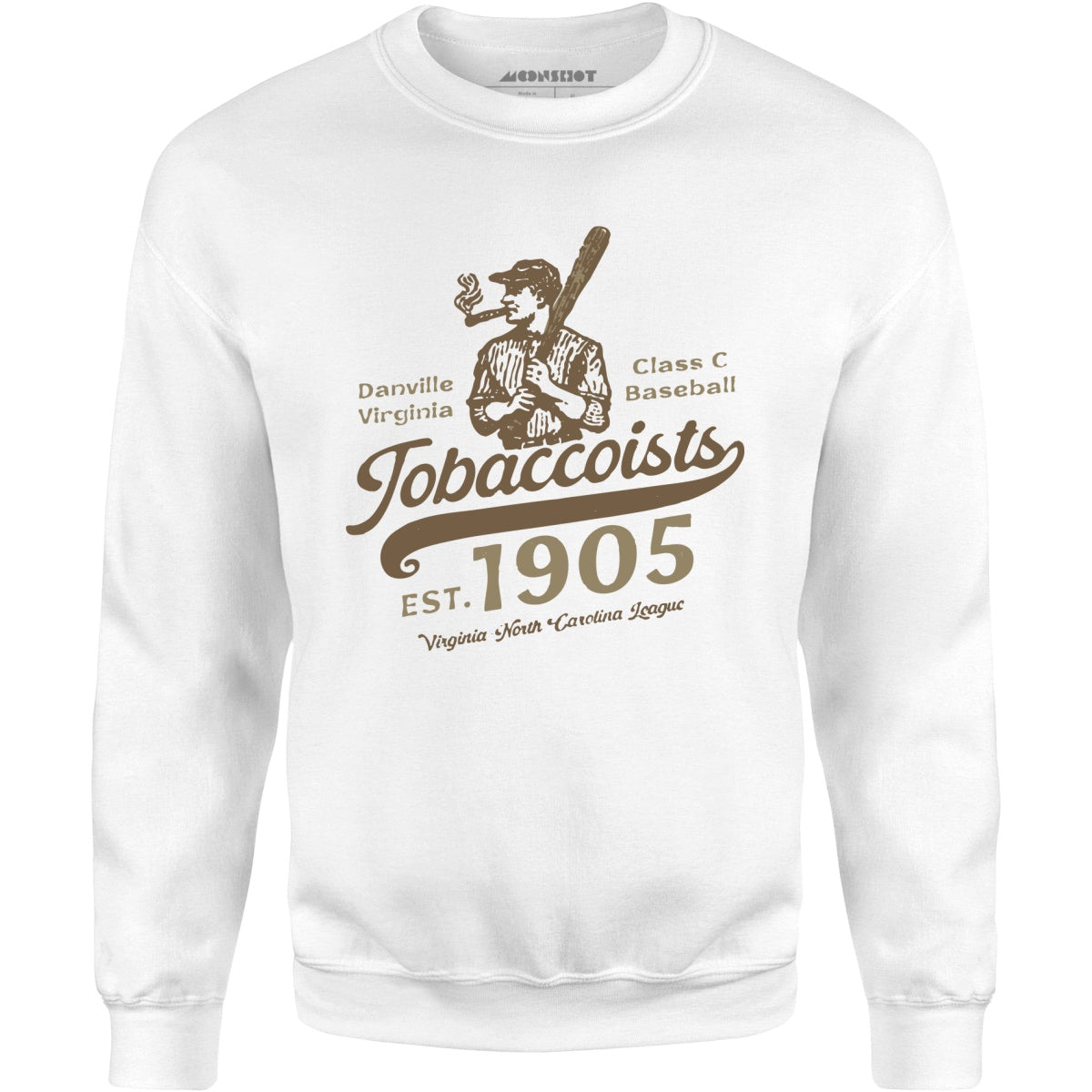 Danville Tobaccoists - Virginia - Vintage Defunct Baseball Teams - Unisex Sweatshirt