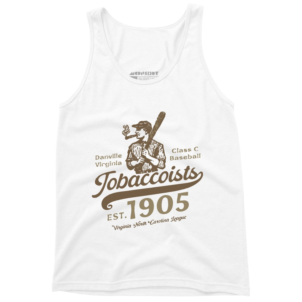 Danville Tobaccoists - Virginia - Vintage Defunct Baseball Teams - Unisex Tank Top