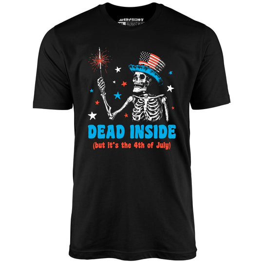 Dead Inside But It's the 4th - Black - Full Front