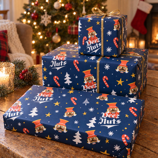 Deez Nuts Nutcracker - Gift Wrapping Paper