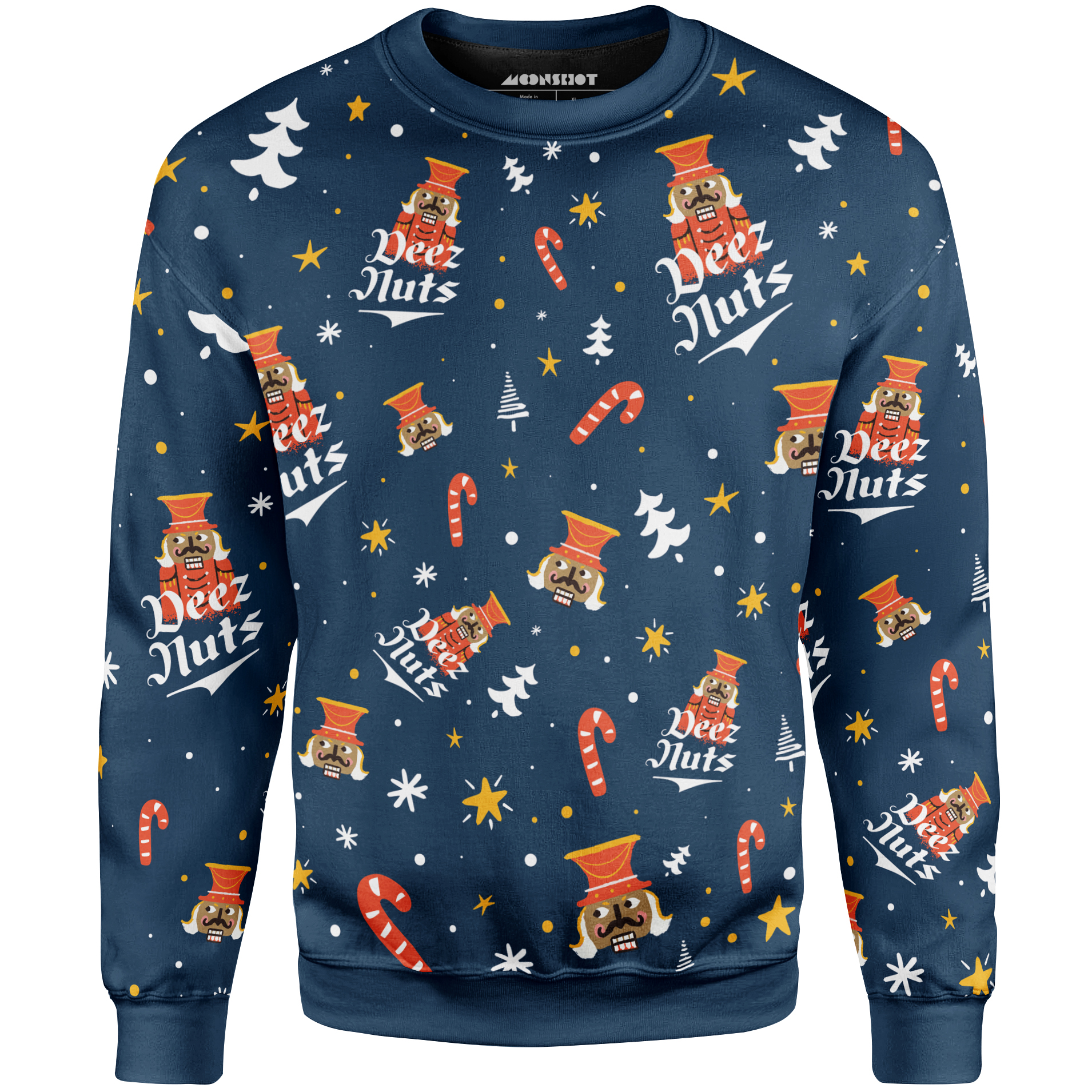 Deez Nuts Nutcracker - All Over Sweatshirt