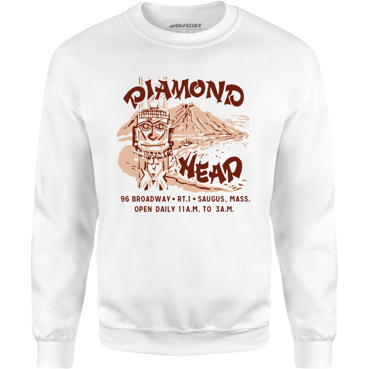 Diamond Head - Saugus, MA - Vintage Tiki Bar - Unisex Sweatshirt