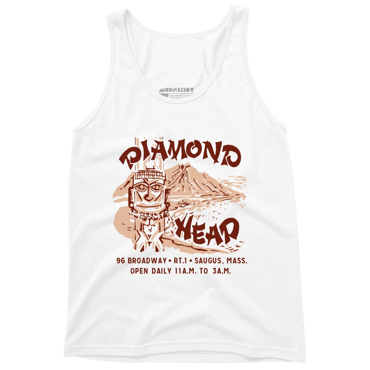 Diamond Head - Saugus, MA - Vintage Tiki Bar - Unisex Tank Top