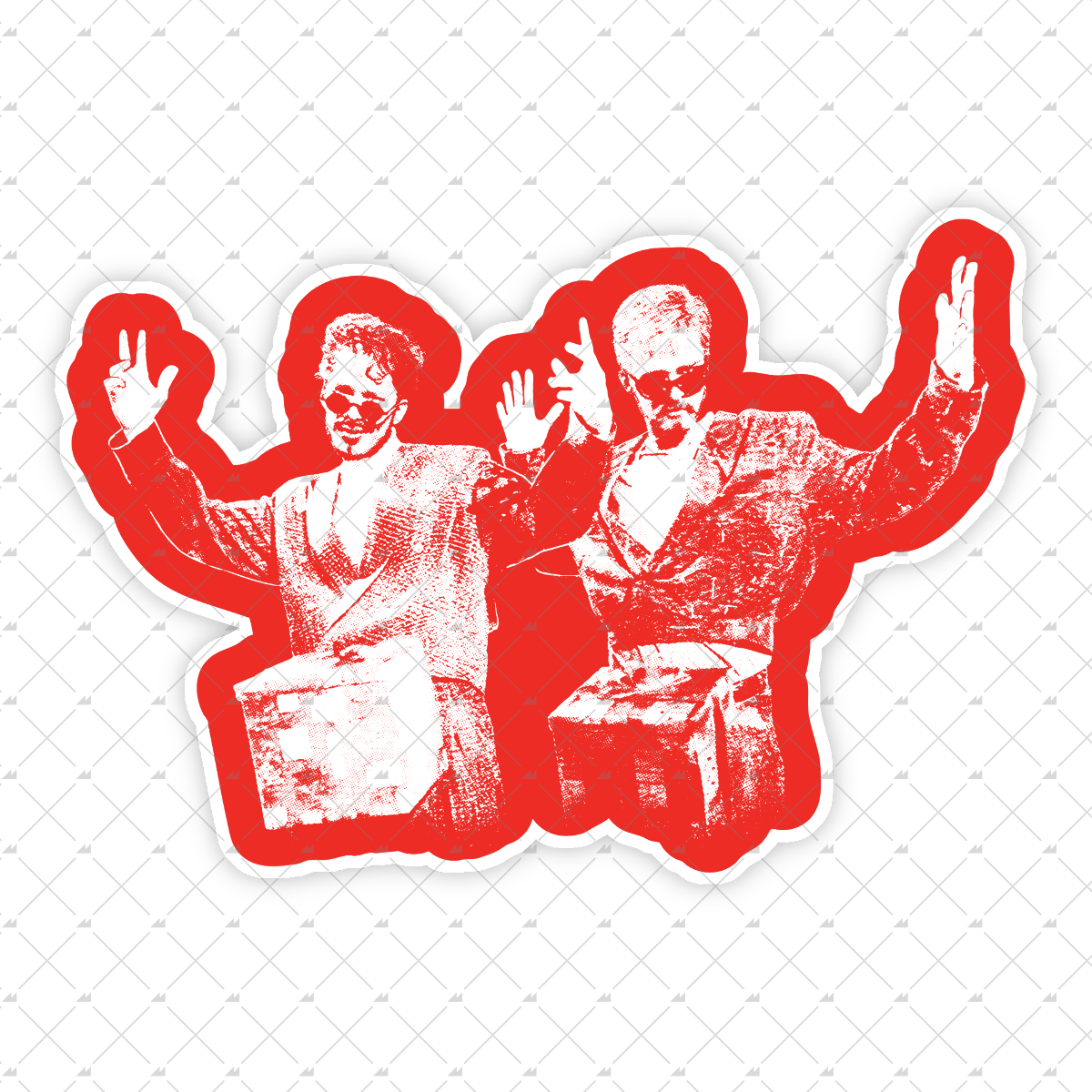 Dick in a Box Christmas - Sticker