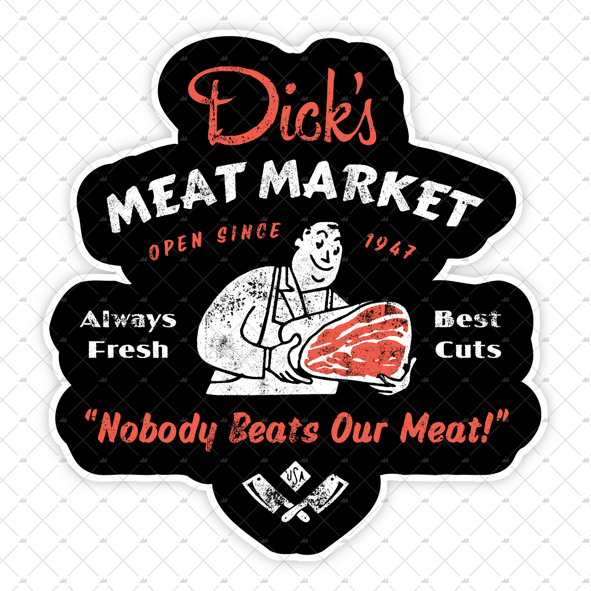 Dick's Meat Market - Sticker