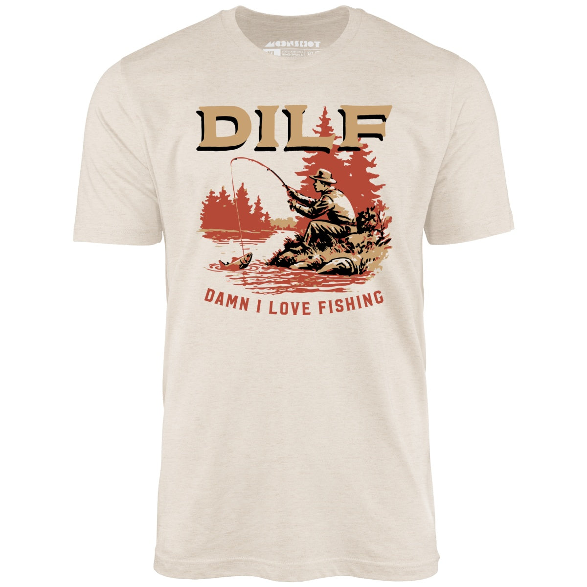 DILF Damn I Love Fishing - Unisex T-Shirt