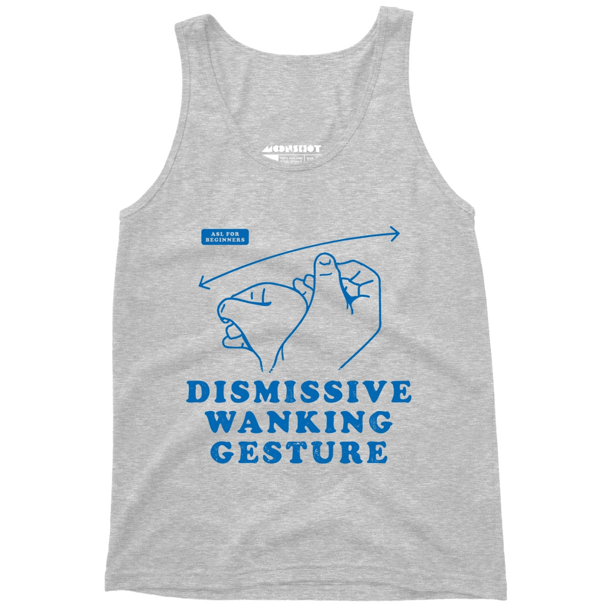 Dismissive Wanking Gesture - Unisex Tank Top