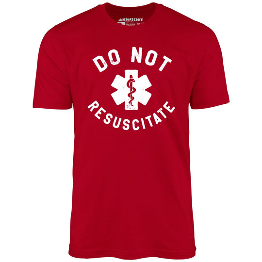 Do Not Resuscitate - Red - Full Front