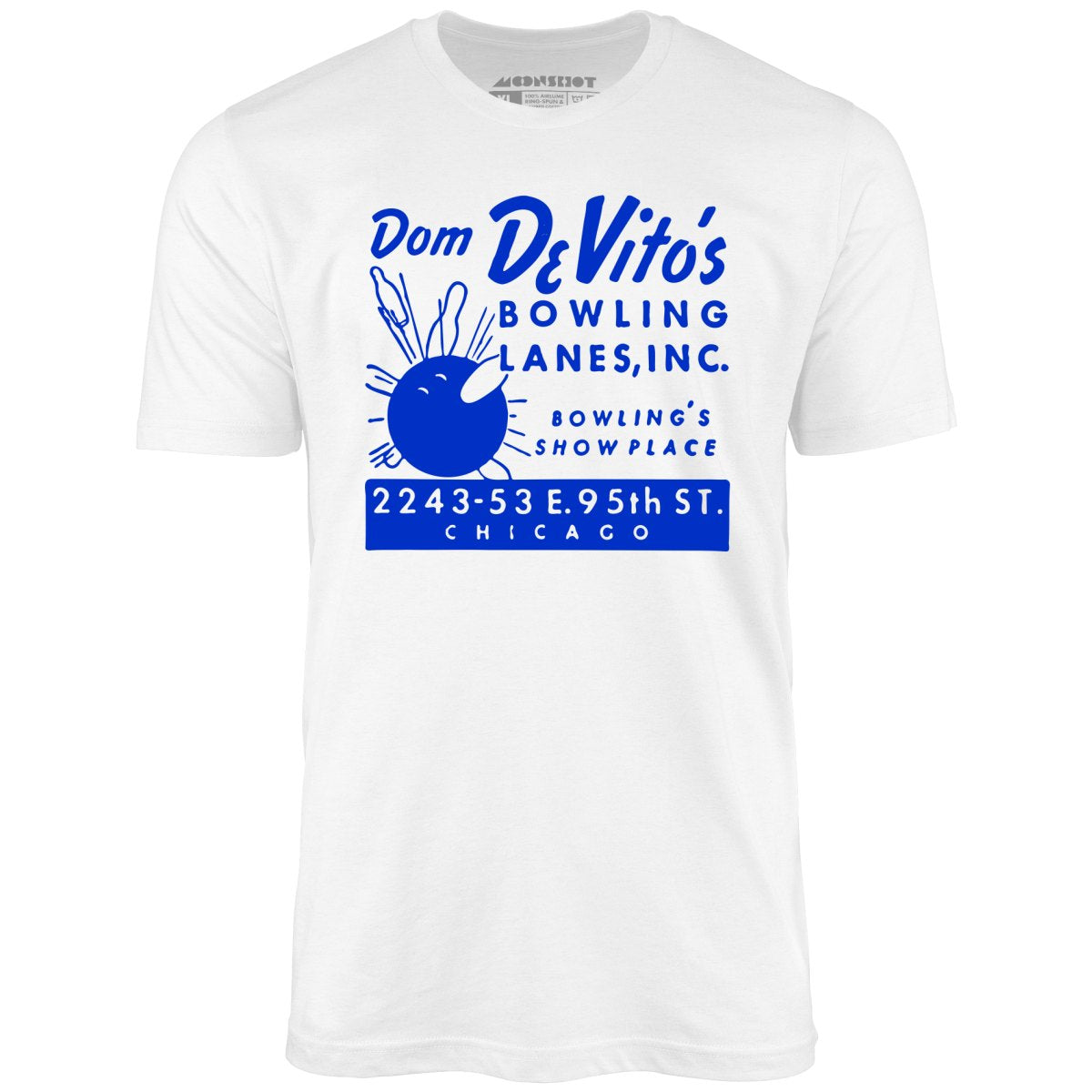 Dom DeVito's - Chicago, IL - Vintage Bowling Alley - Unisex T-Shirt