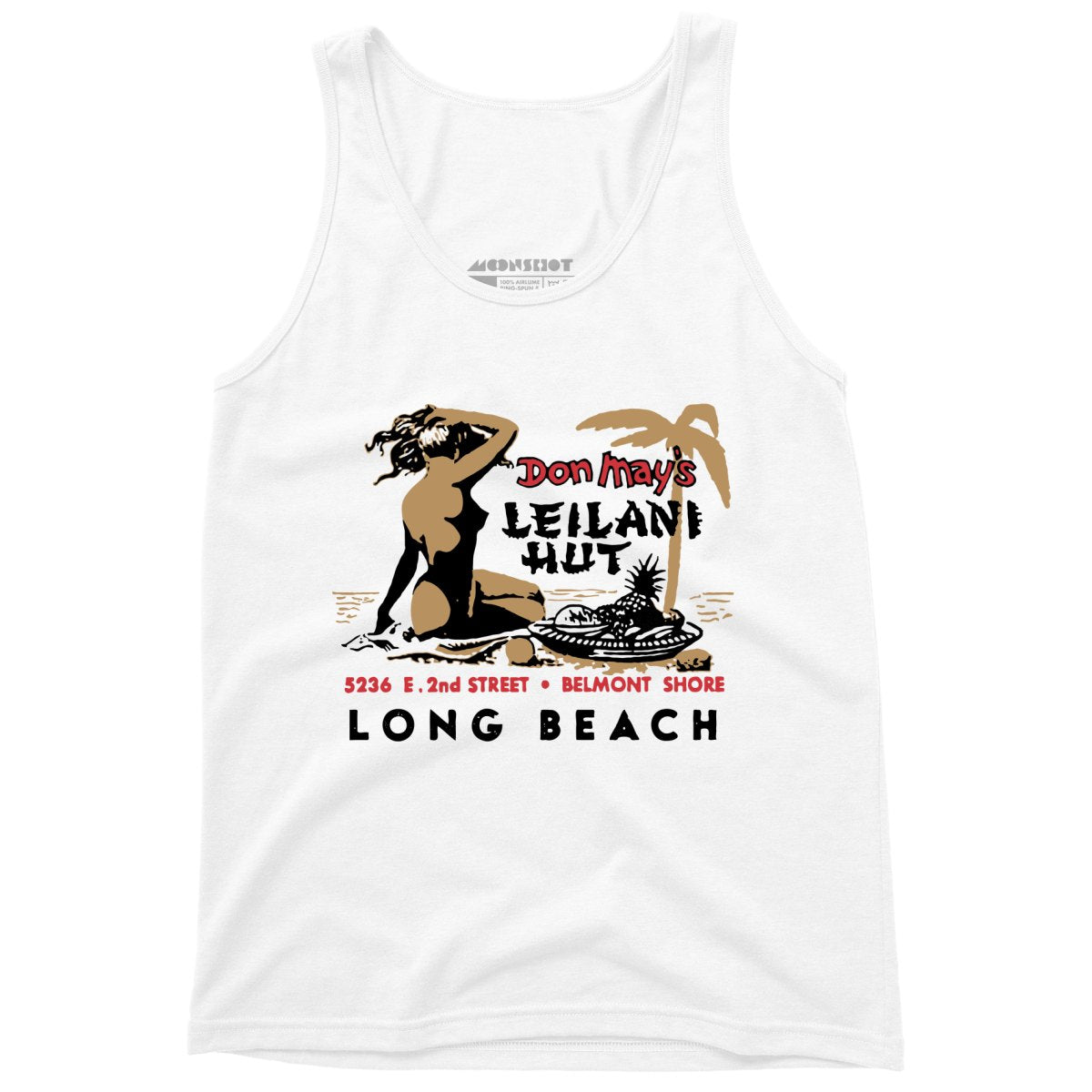 Don May's Leilani Hut - Belmont Shore, CA - Vintage Tiki Bar - Unisex Tank Top