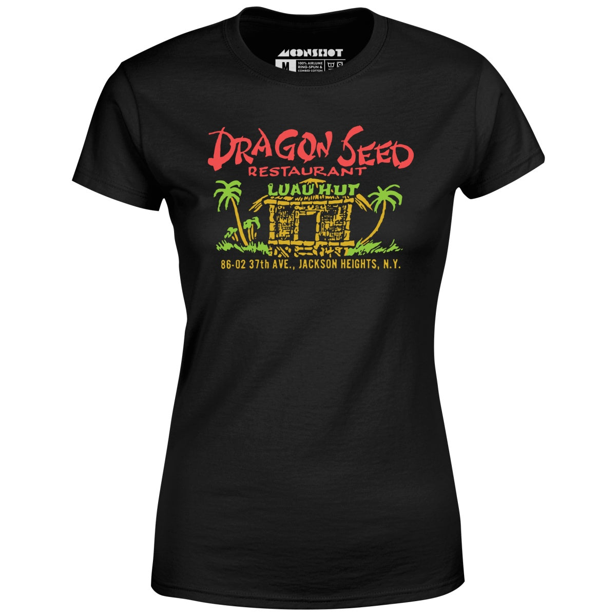 Dragon Seed Luau Hut - Jackson Heights, NY - Vintage Tiki Bar - Women's T-Shirt