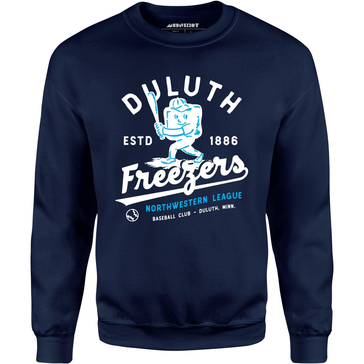Duluth Freezers - Minnesota - Vintage Defunct Baseball Teams - Unisex Sweatshirt
