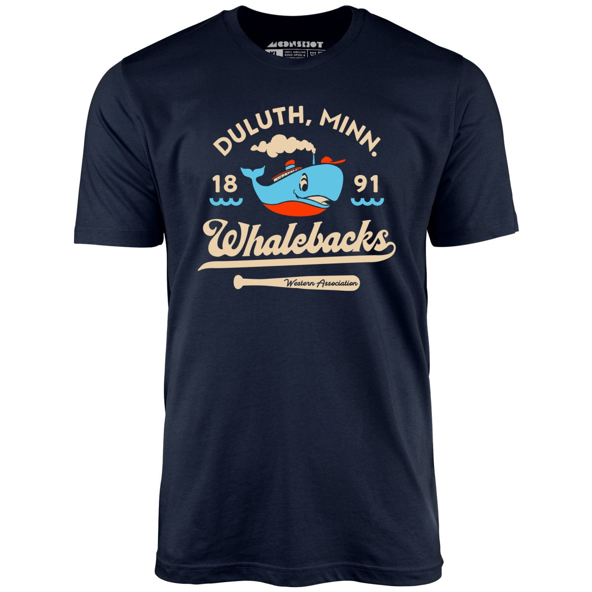 Duluth Whalebacks - Minnesota - Vintage Defunct Baseball Teams - Unisex T-Shirt