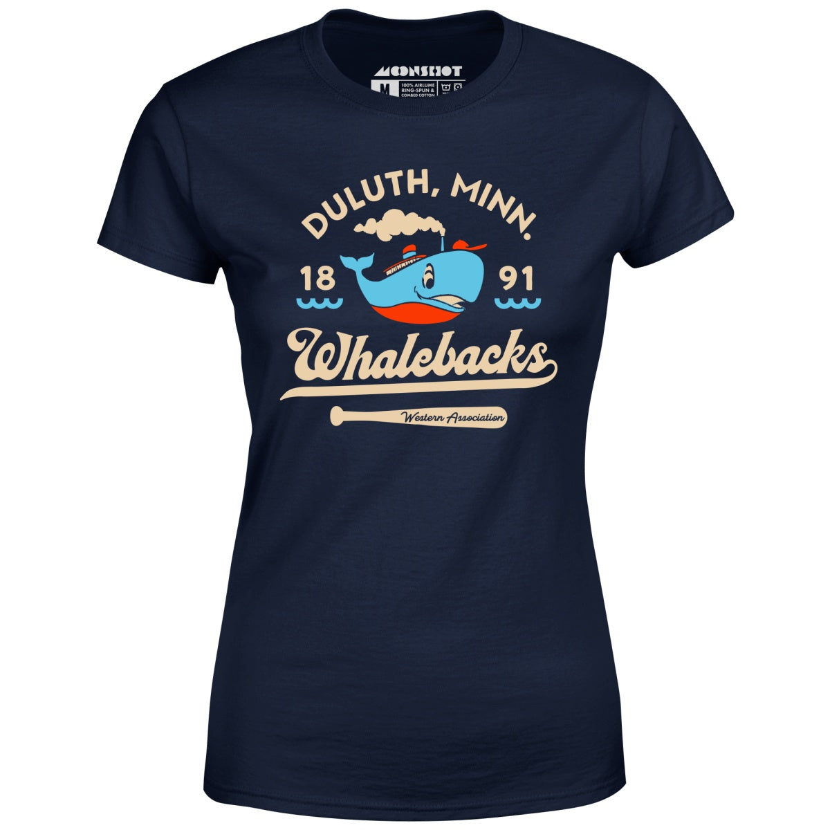 Duluth Whalebacks - Minnesota - Vintage Defunct Baseball Teams - Women's T-Shirt