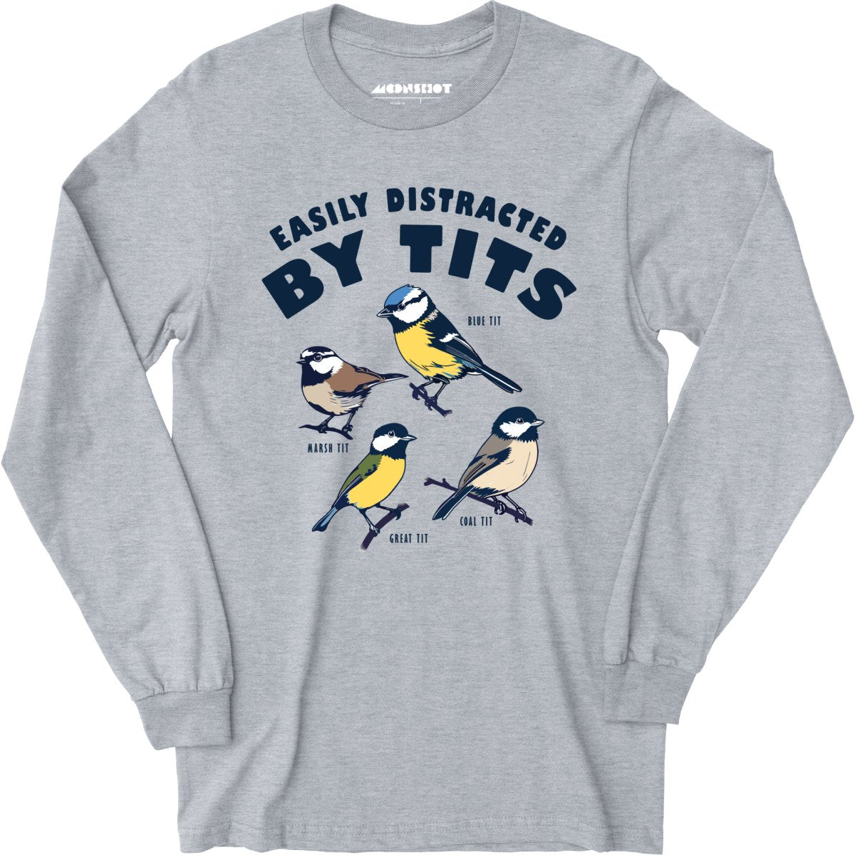 Easily Distracted Birds - Long Sleeve T-Shirt