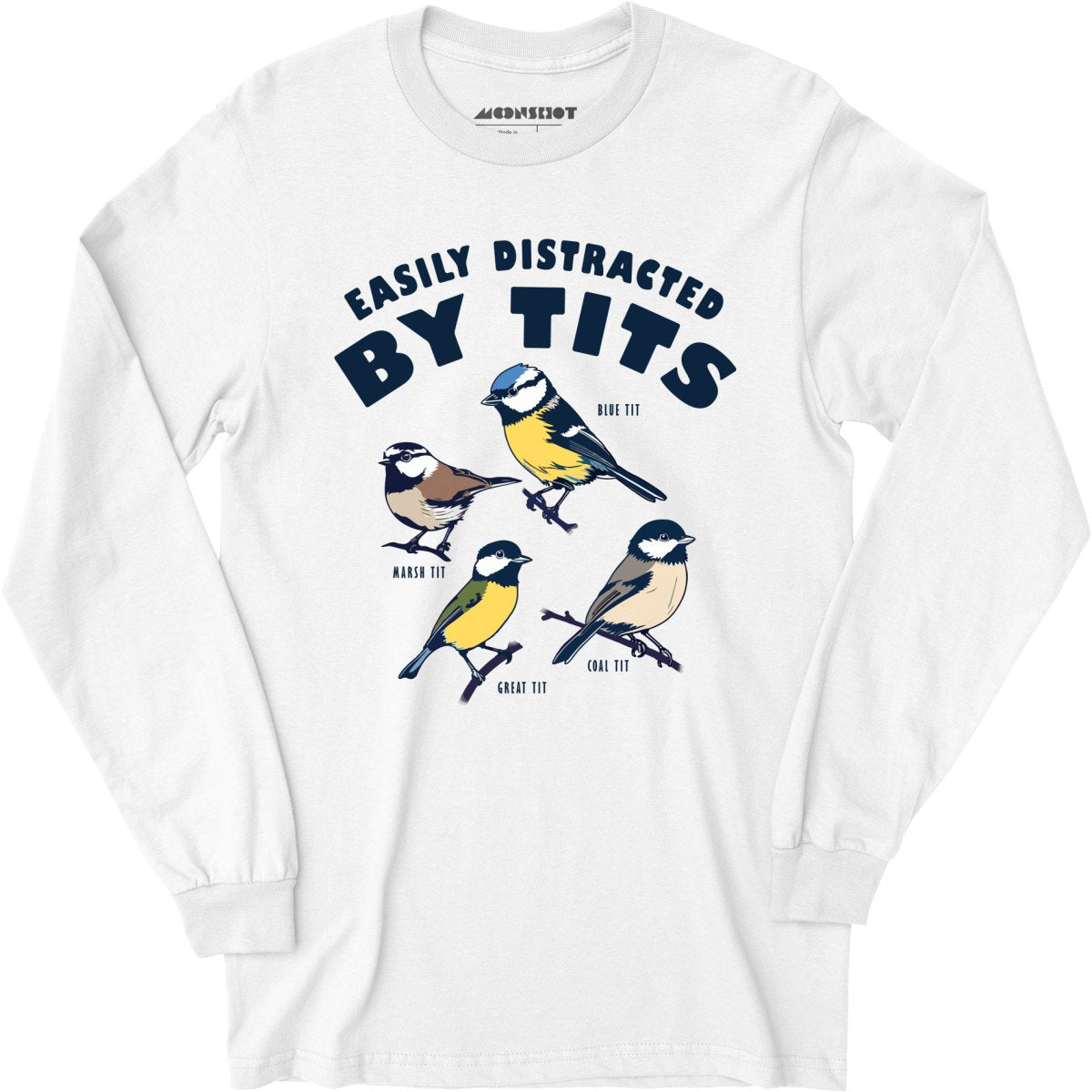 Easily Distracted Birds - Long Sleeve T-Shirt