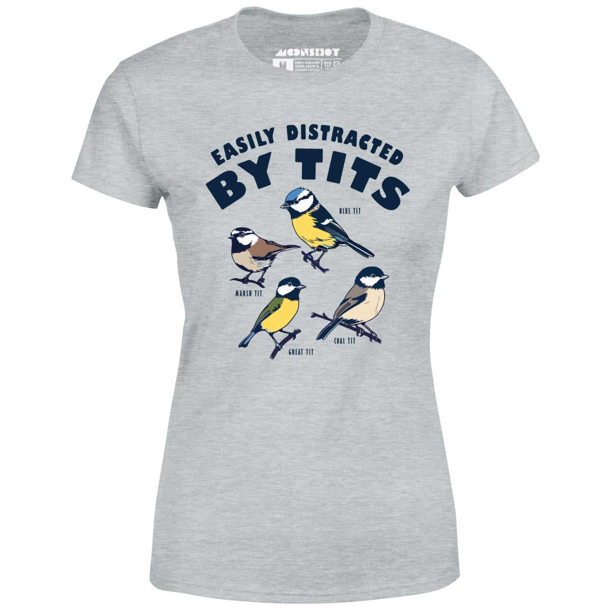 Easily Distracted Birds - Women's T-Shirt