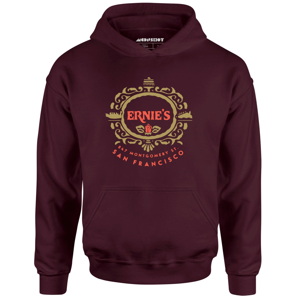 Ernie's - San Francisco, CA - Vintage Restaurant - Unisex Hoodie