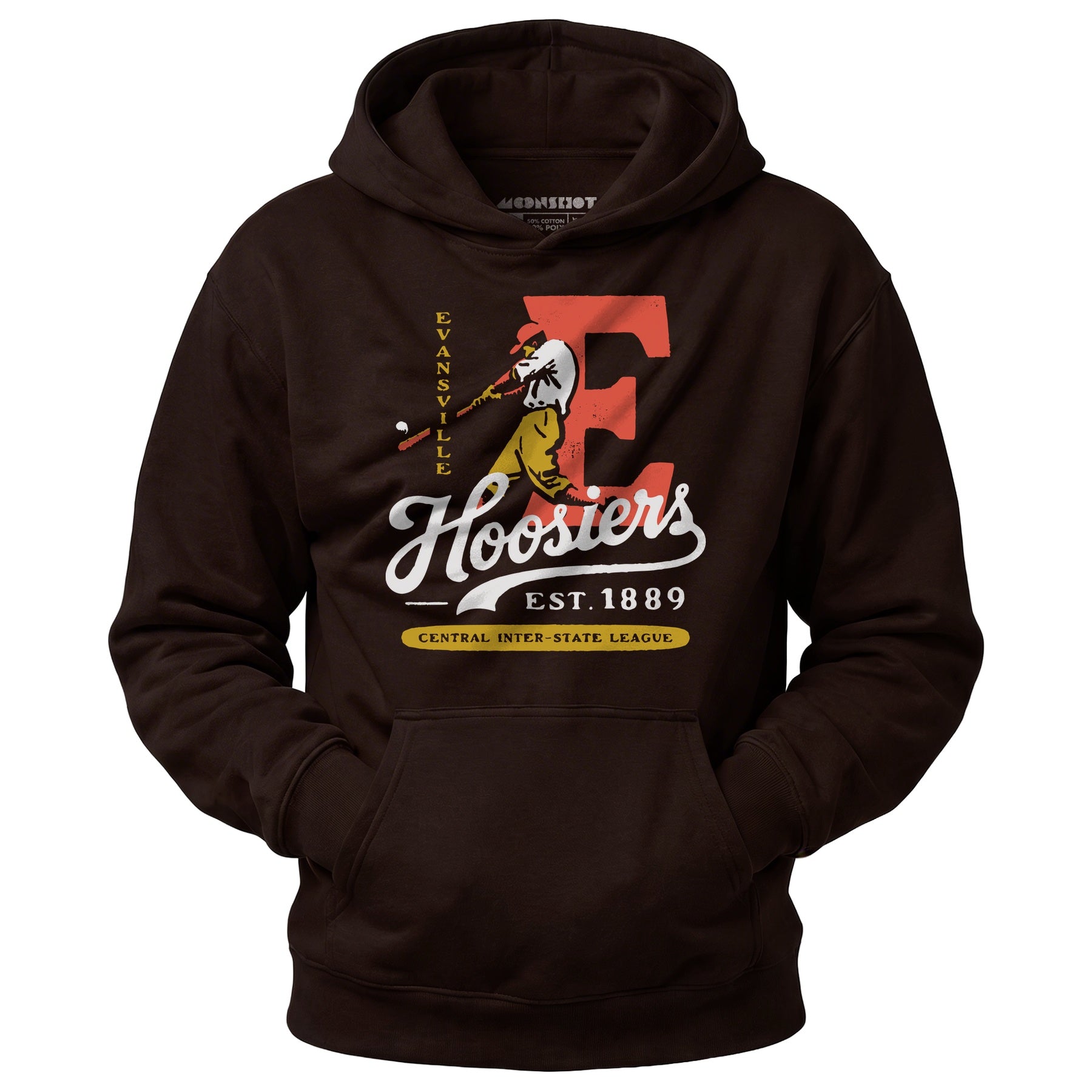 Evansville Hoosiers - Indiana - Vintage Defunct Baseball Teams - Unisex Hoodie