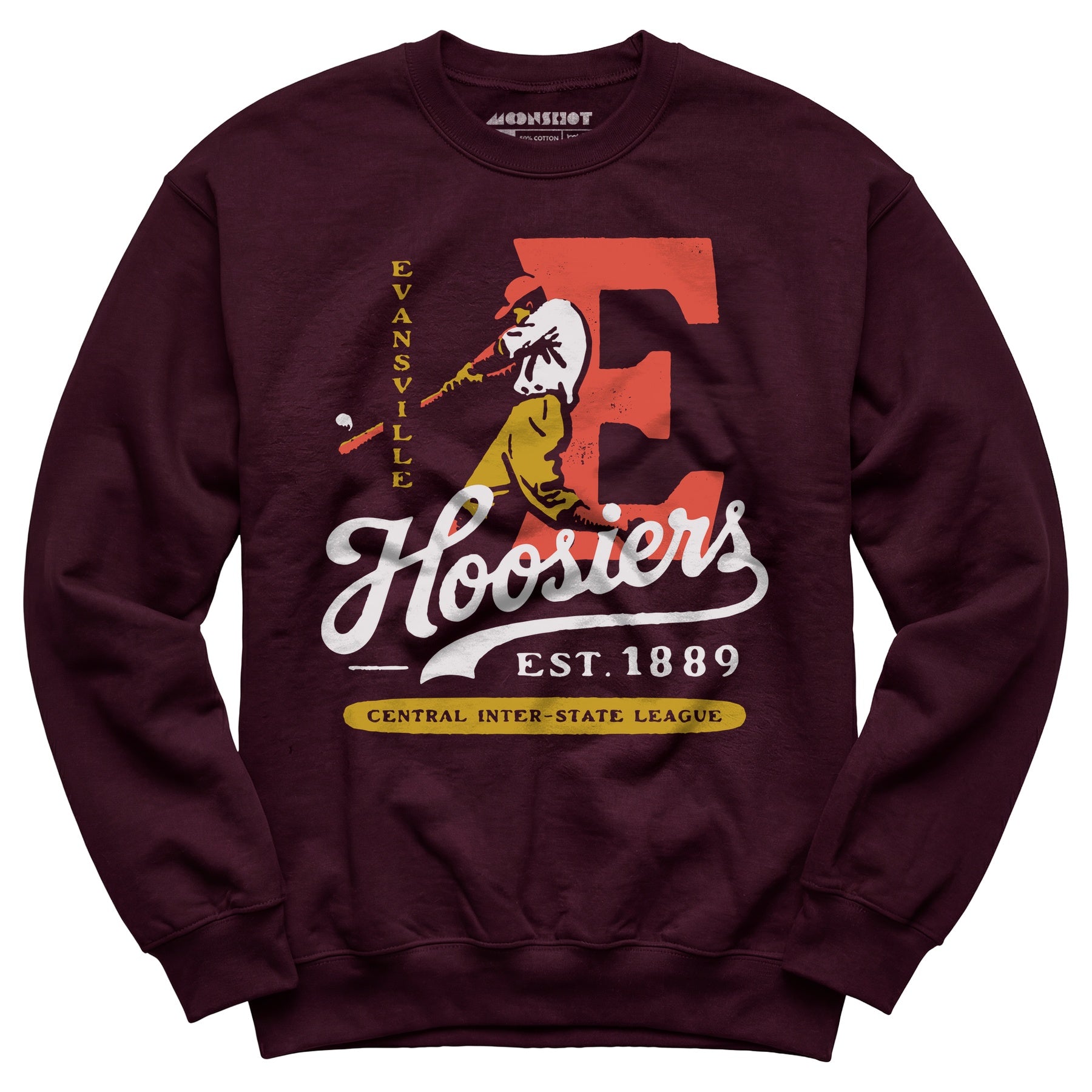 Evansville Hoosiers - Indiana - Vintage Defunct Baseball Teams - Unisex Sweatshirt