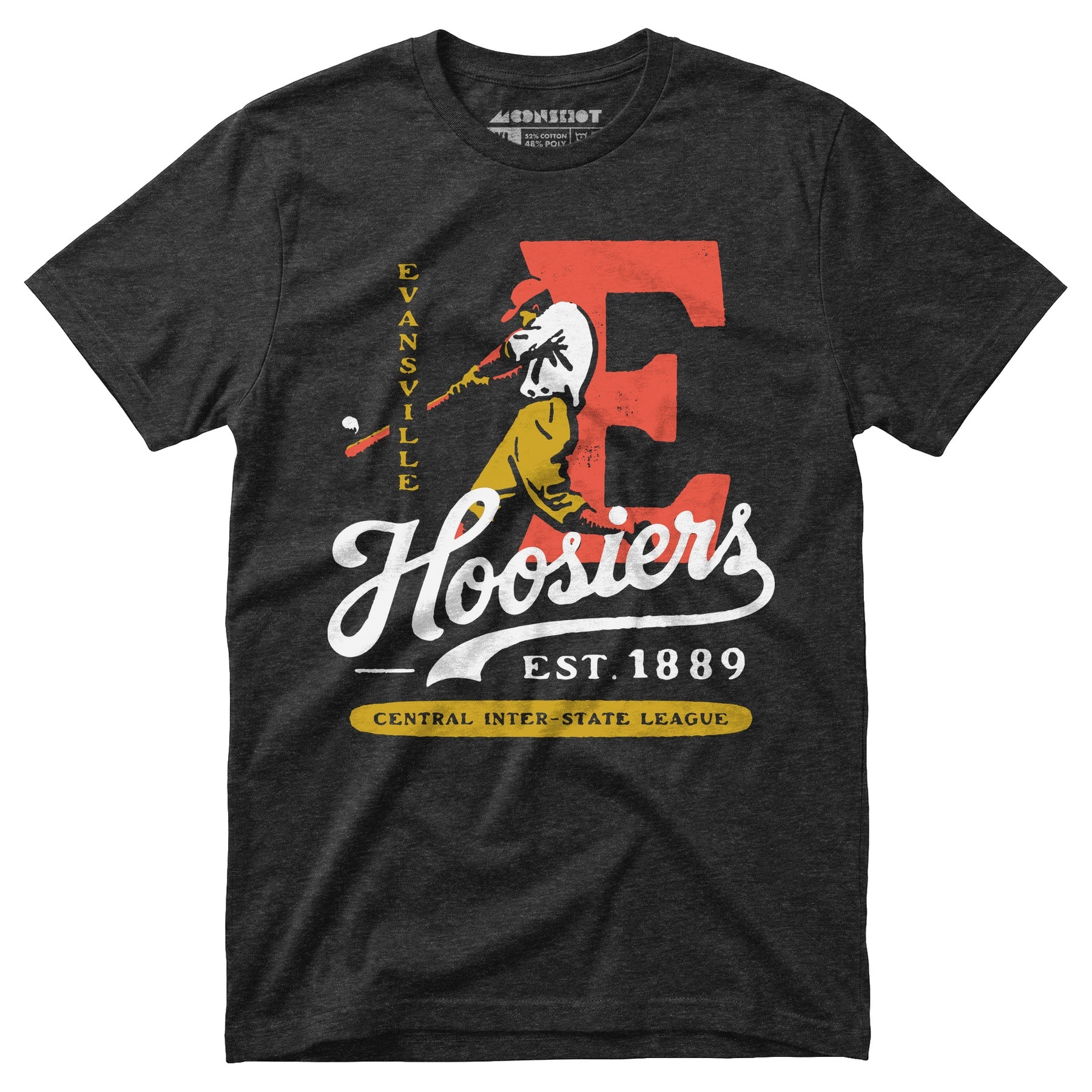 Evansville Hoosiers - Indiana - Vintage Defunct Baseball Teams - Unisex T-Shirt