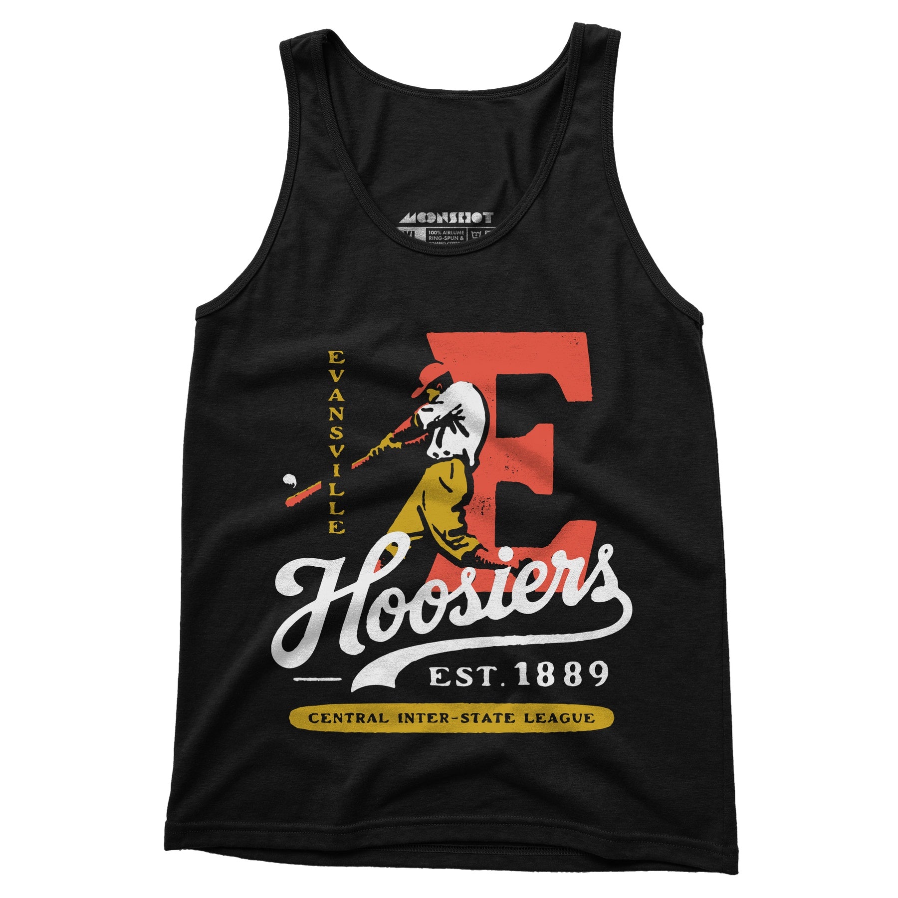 Evansville Hoosiers - Indiana - Vintage Defunct Baseball Teams - Unisex Tank Top
