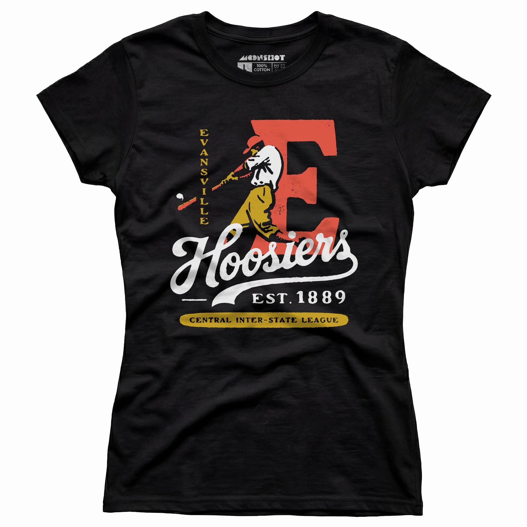 Evansville Hoosiers - Indiana - Vintage Defunct Baseball Teams - Women's T-Shirt