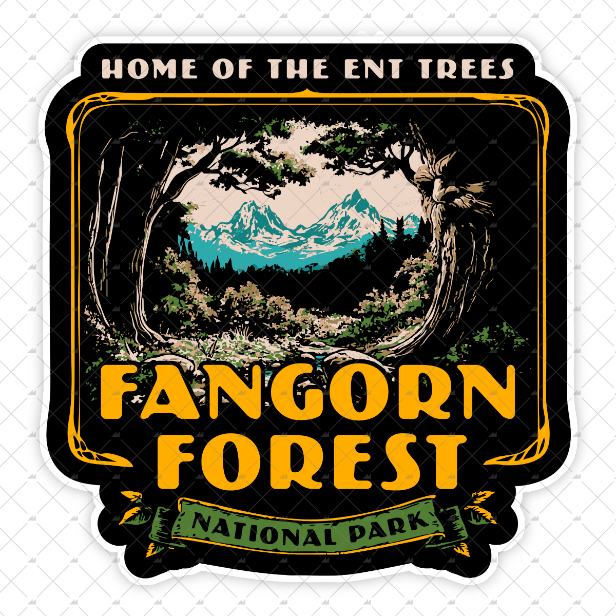 Fangorn Forest National Park - Sticker