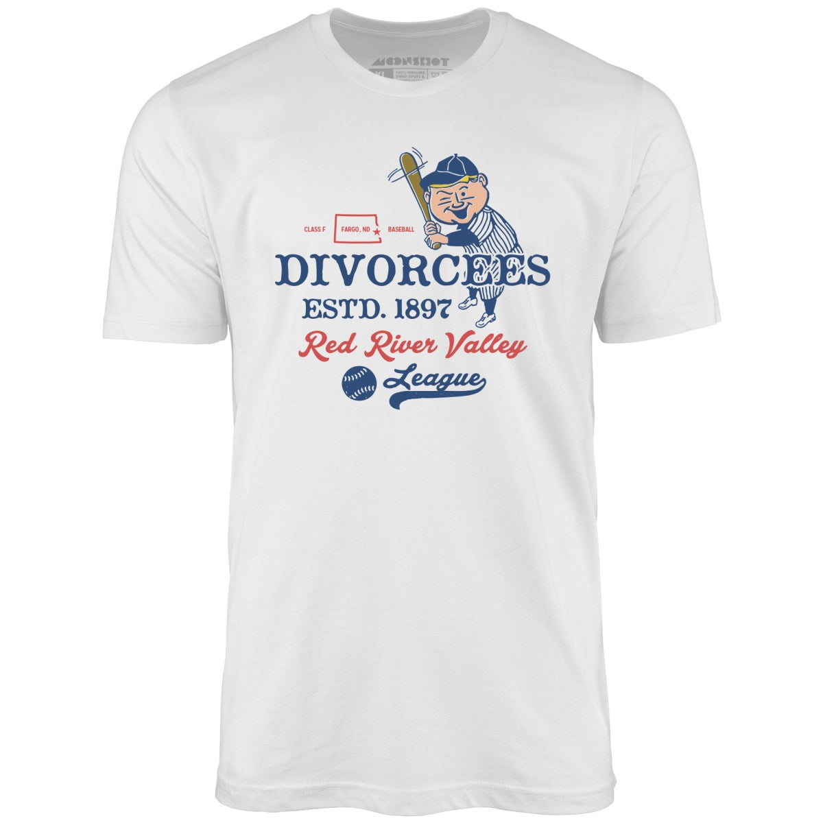 Fargo Divorcees - North Dakota - Vintage Defunct Baseball Teams - Unisex T-Shirt