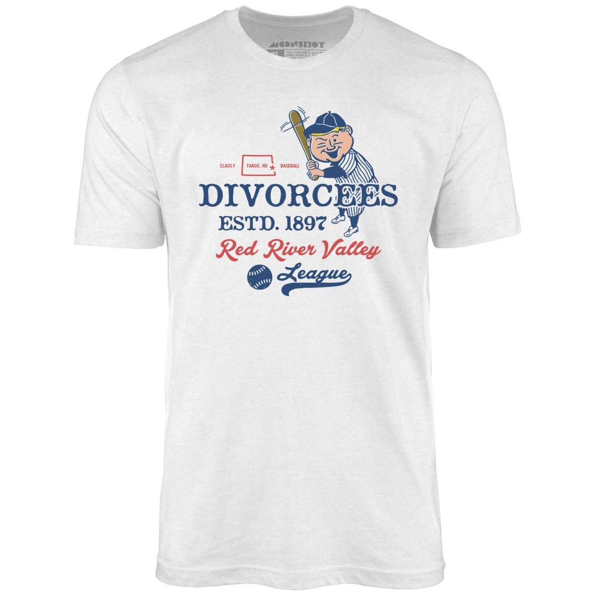 Fargo Divorcees - North Dakota - Vintage Defunct Baseball Teams - Unisex T-Shirt