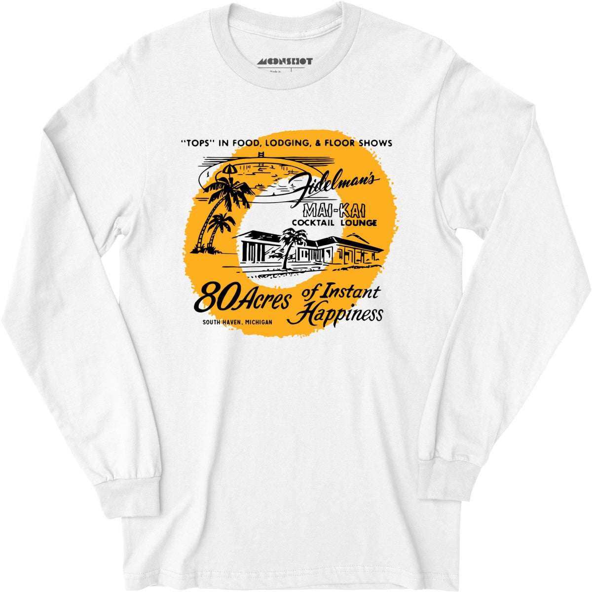 Fidelman's Mai-Kai - South Haven, MI - Vintage Tiki Bar - Long Sleeve T-Shirt