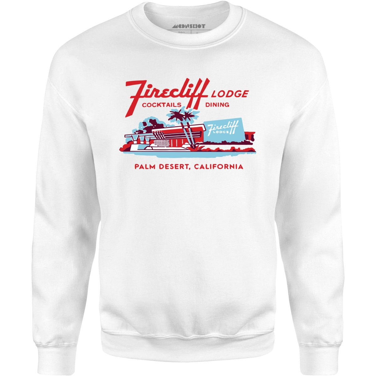Firecliff Lodge Hotel - Vintage Greater Palm Springs, CA - Unisex Sweatshirt