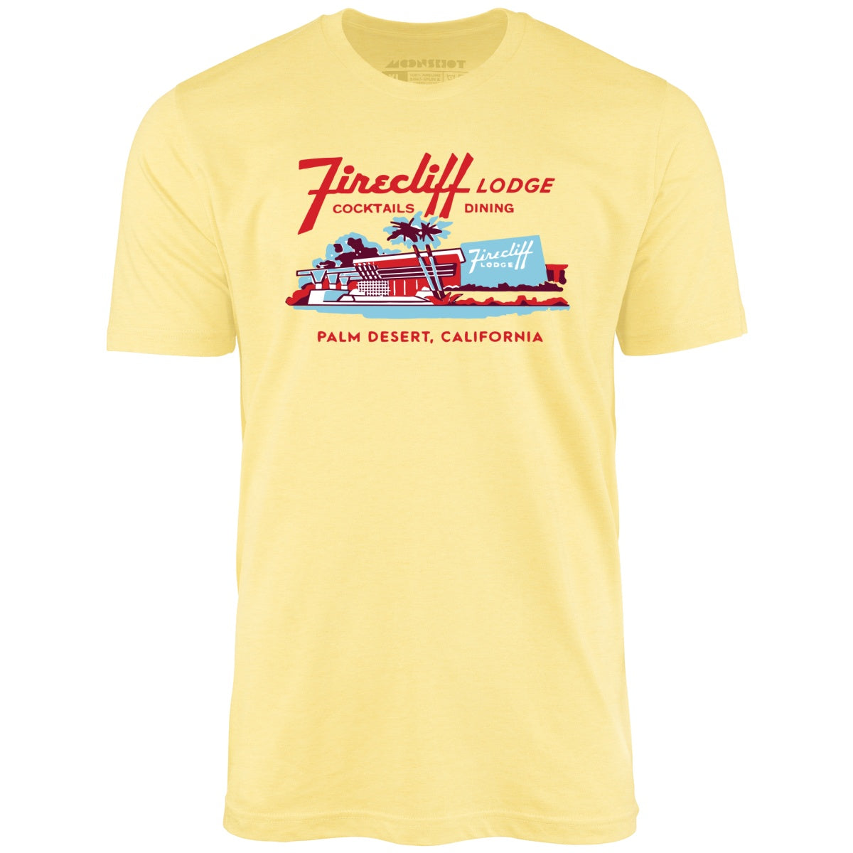 Firecliff Lodge Hotel - Vintage Greater Palm Springs, CA - Unisex T-Shirt