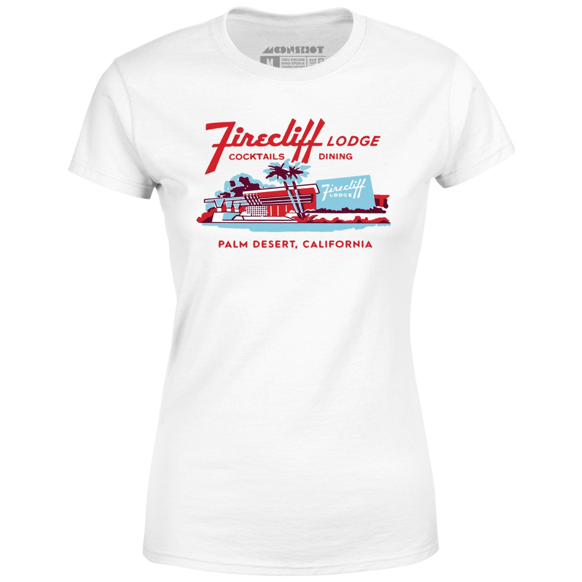 Firecliff Lodge Hotel - Vintage Greater Palm Springs, CA - Women's T-Shirt