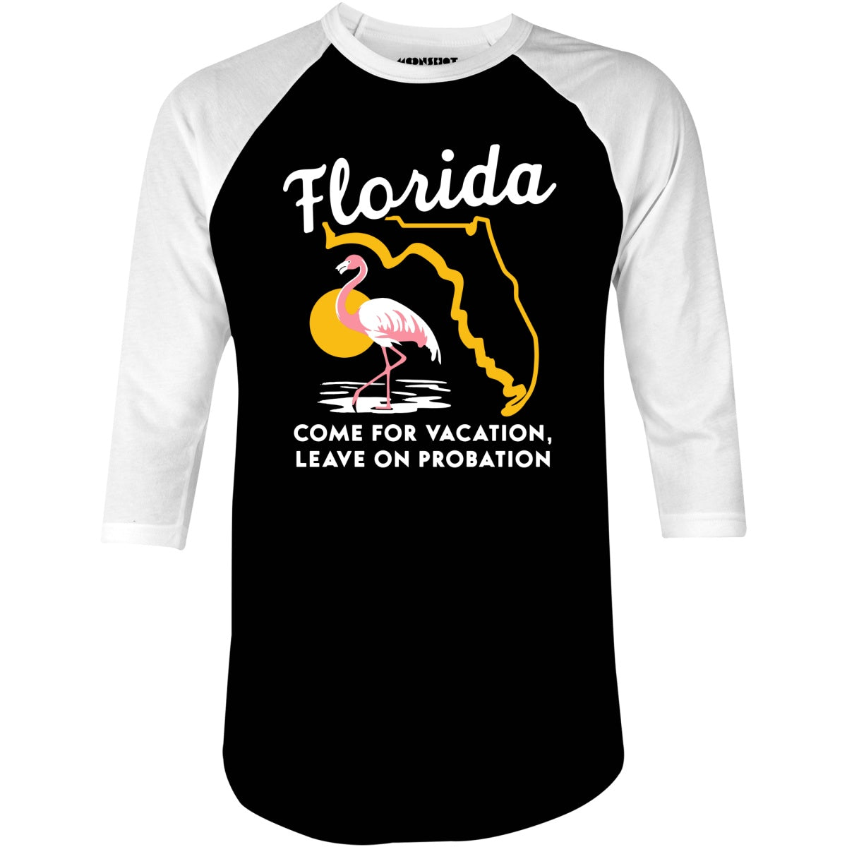 Florida Travel - 3/4 Sleeve Raglan T-Shirt