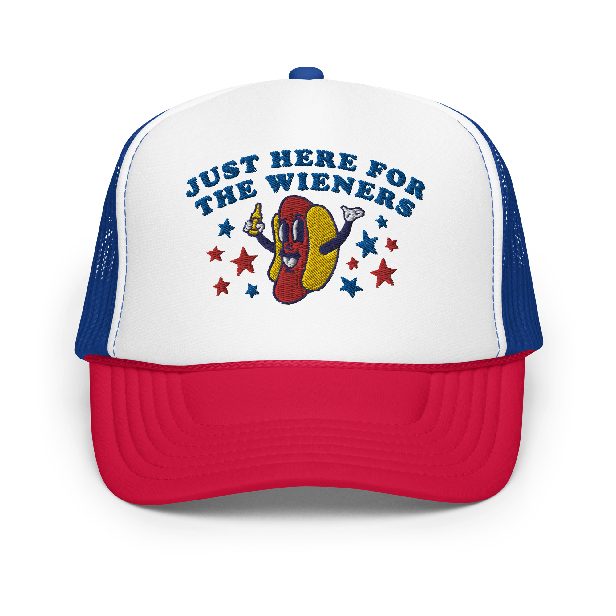 Just Here For The Wieners - Classic Foam Trucker Hat