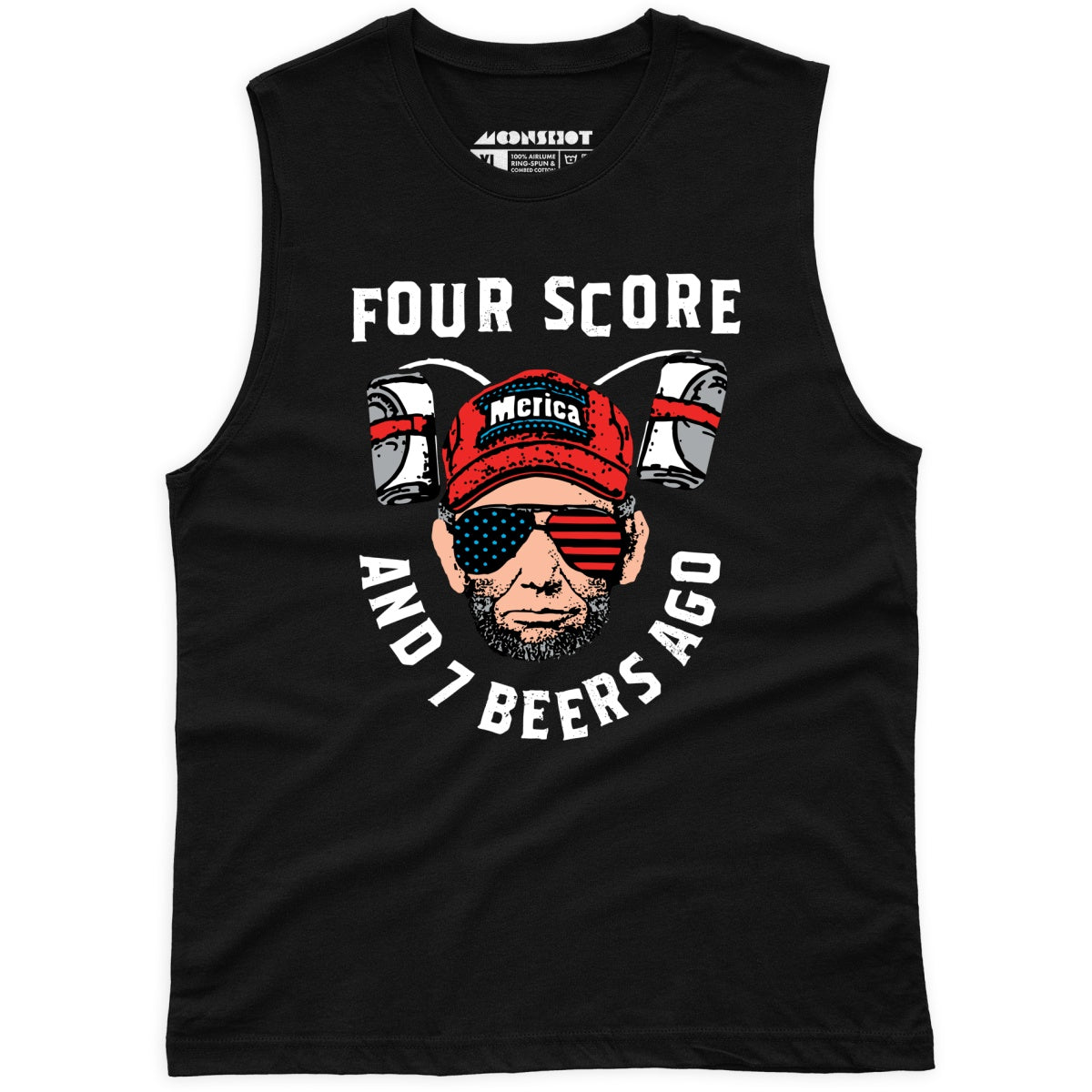 Four Score and 7 Beers Ago - Unisex Muscle Tank