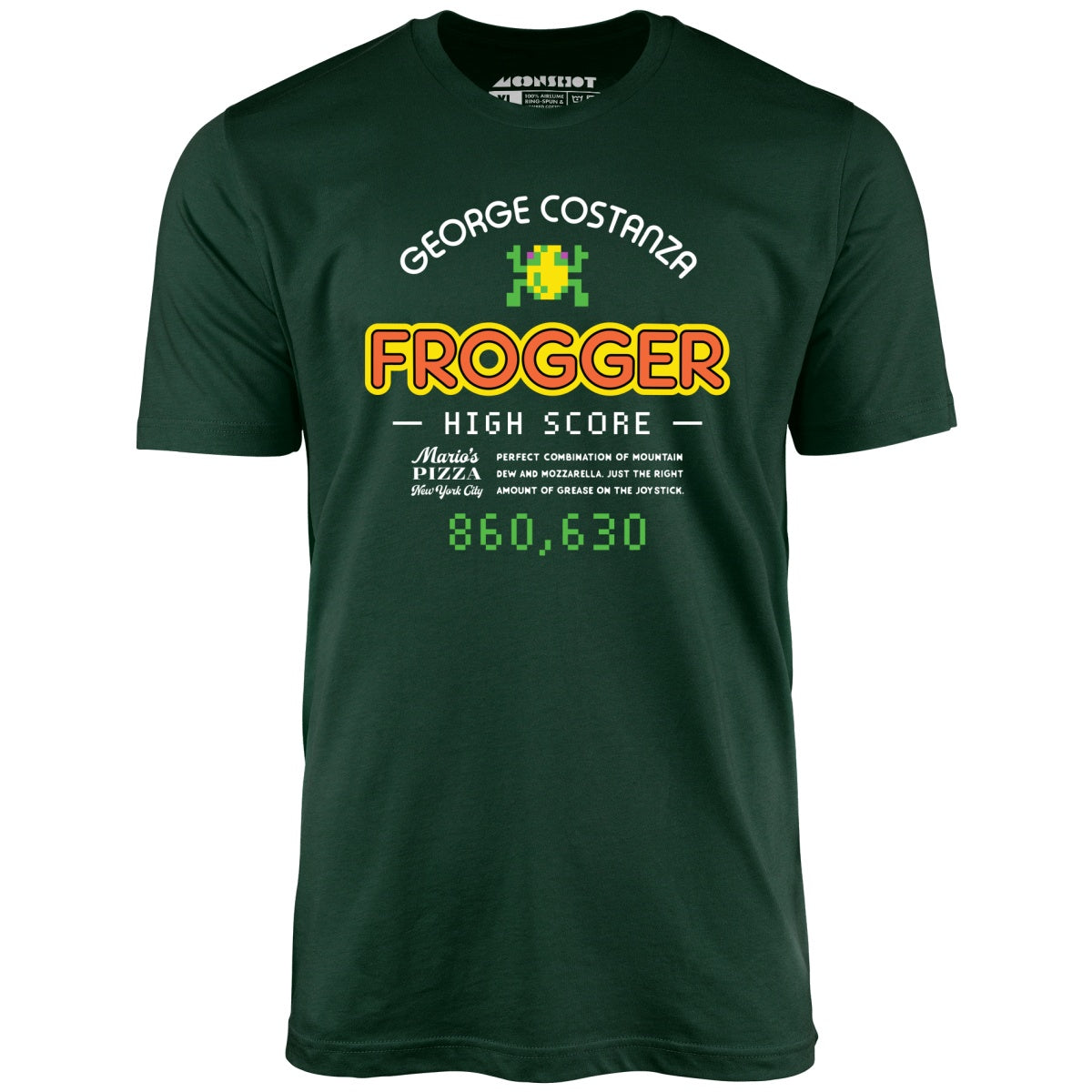 George Costanza Frogger High Score - Mario's Pizza - Unisex T-Shirt