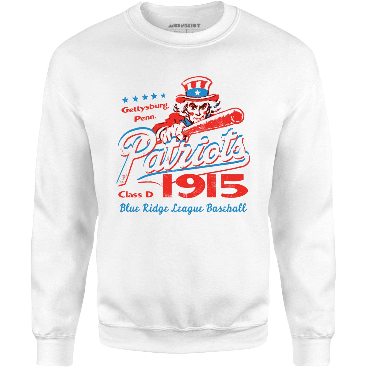Gettysburg Patriots - Pennsylvania - Vintage Defunct Baseball Teams - Unisex Sweatshirt