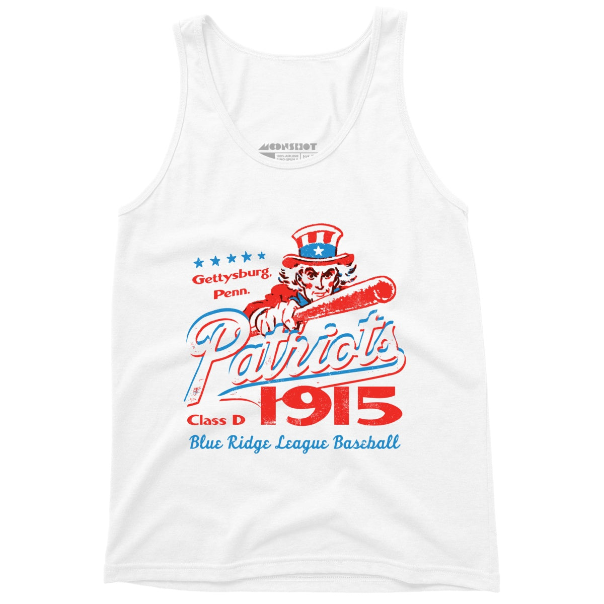 Gettysburg Patriots - Pennsylvania - Vintage Defunct Baseball Teams - Unisex Tank Top