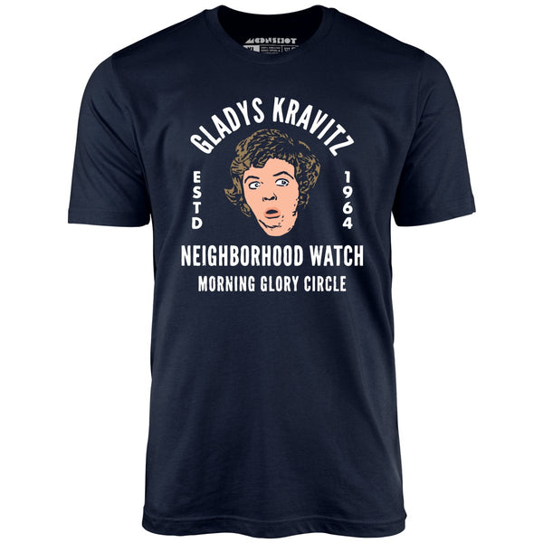 Gladys Kravitz Neighborhood Watch - Unisex T-Shirt – m00nshot