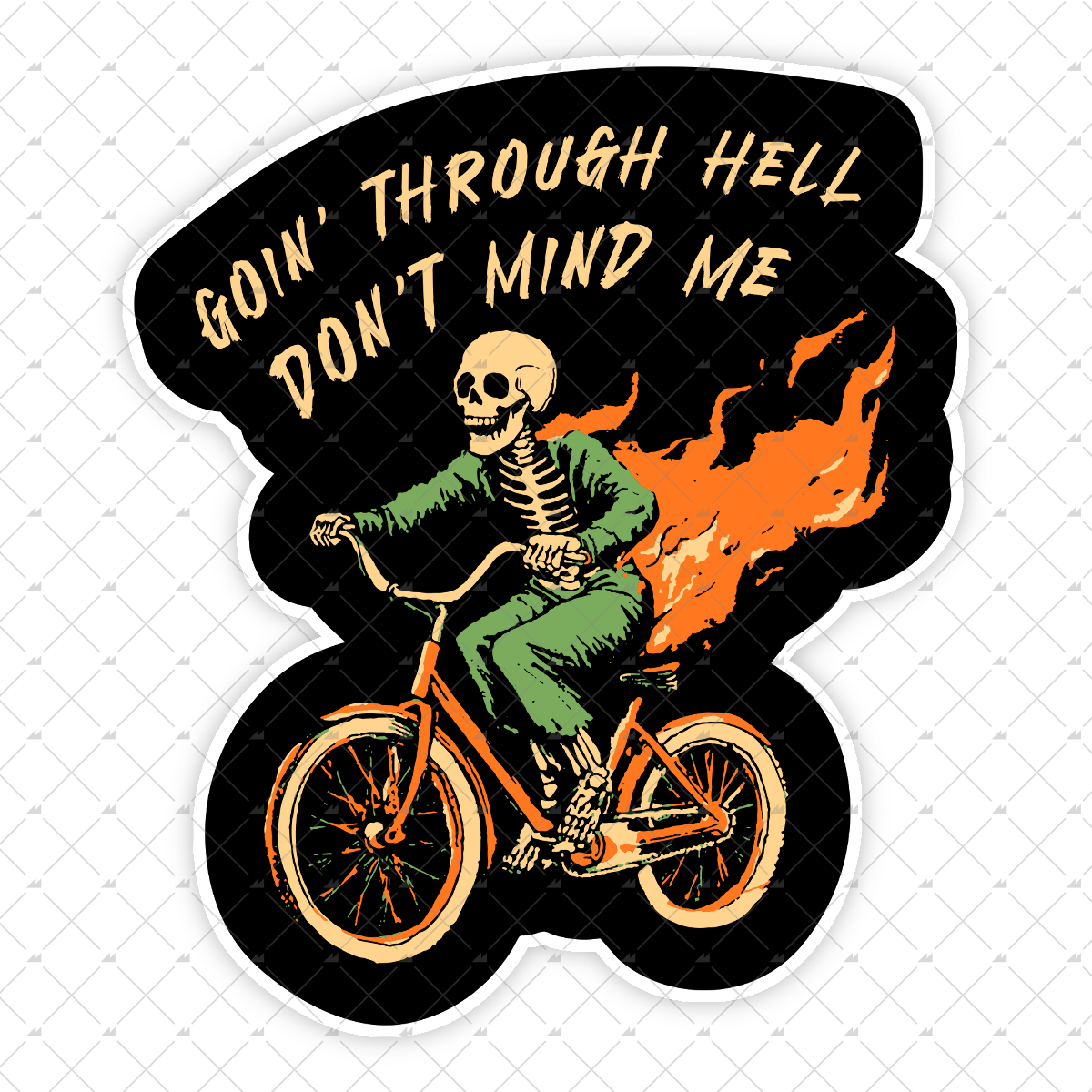 Goin' Through Hell - Sticker