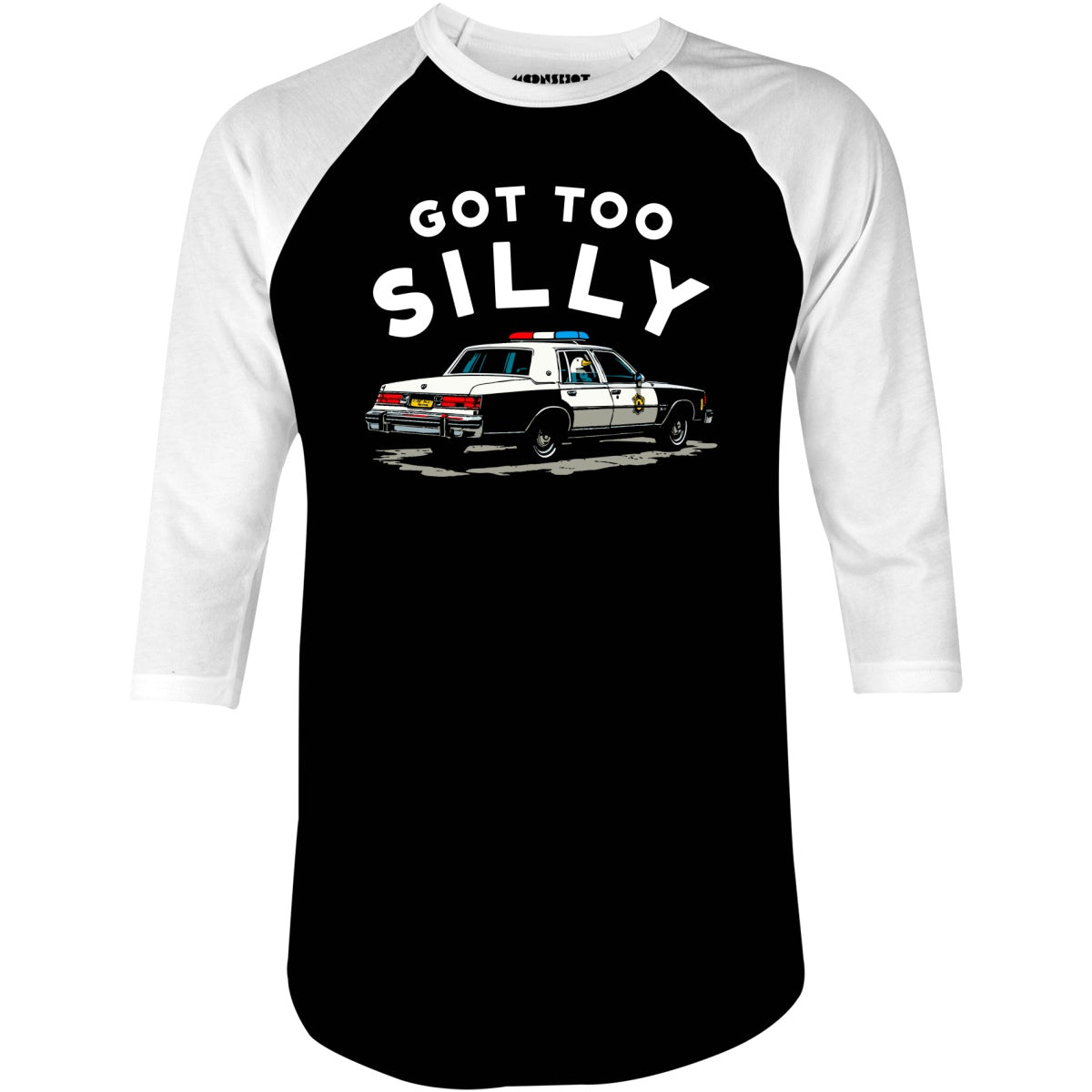 Got Too Silly - 3/4 Sleeve Raglan T-Shirt