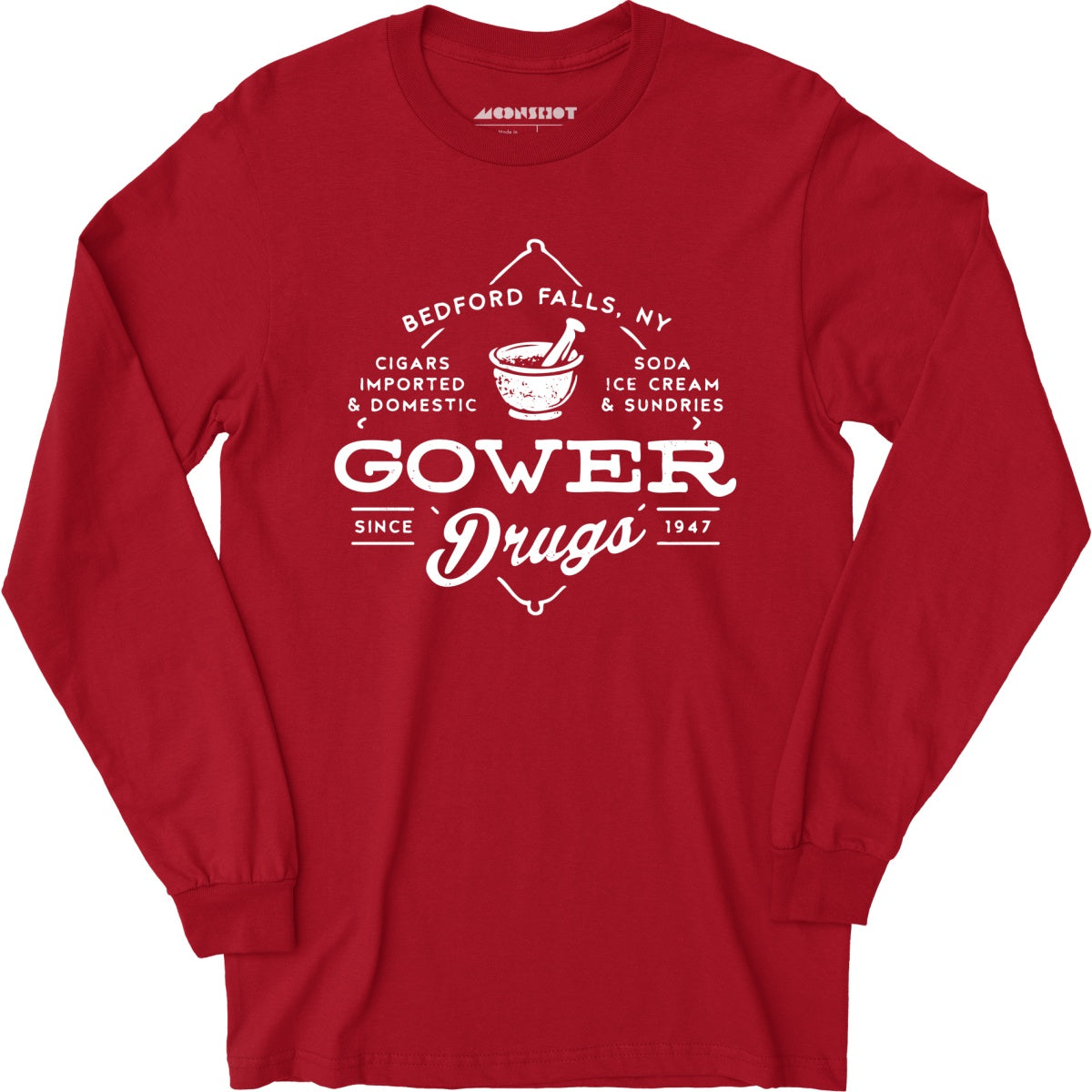 Gower Drugs - Bedford Falls, NY - Long Sleeve T-Shirt