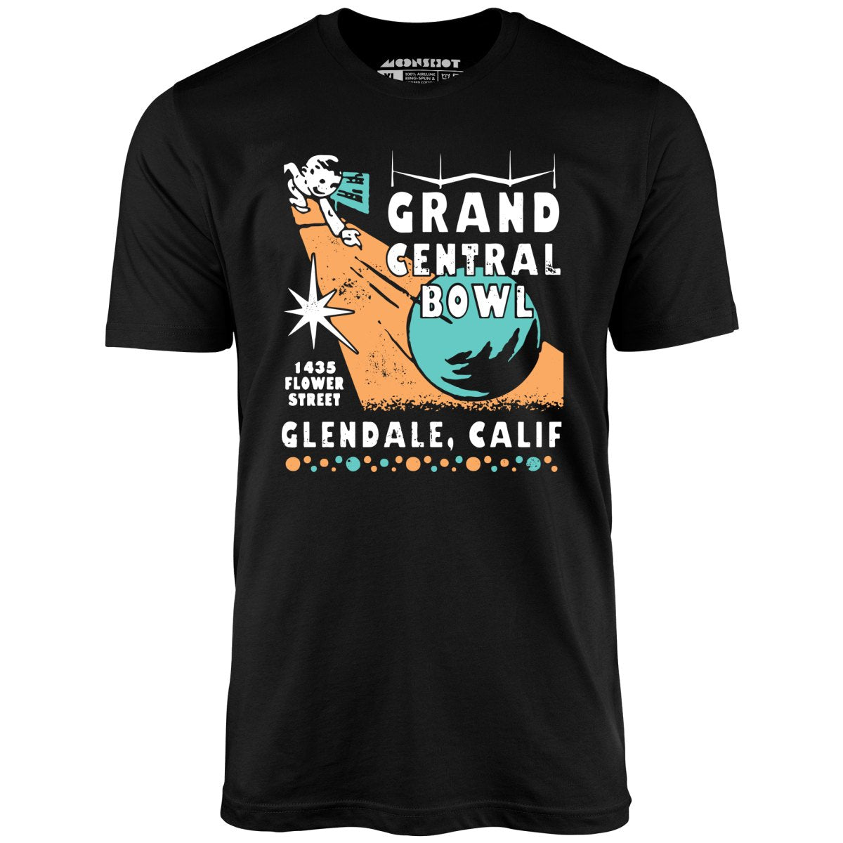 Grand Central Bowl - Glendale, CA - Vintage Bowling Alley - Unisex T-Shirt