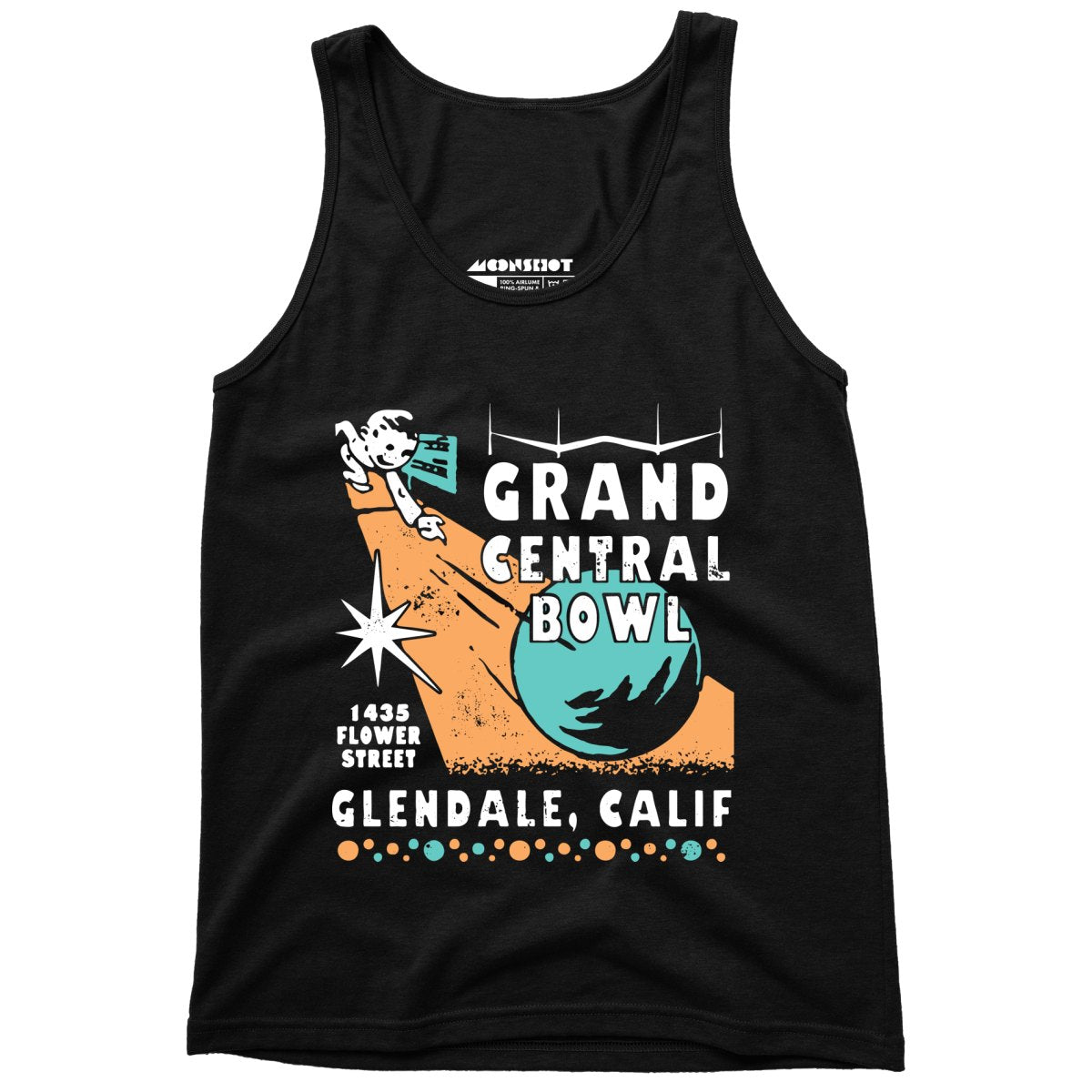 Grand Central Bowl - Glendale, CA - Vintage Bowling Alley - Unisex Tank Top