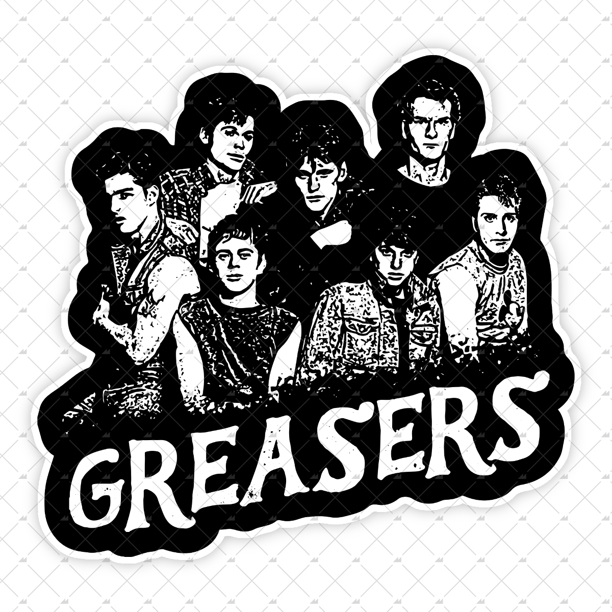 Greasers - Sticker