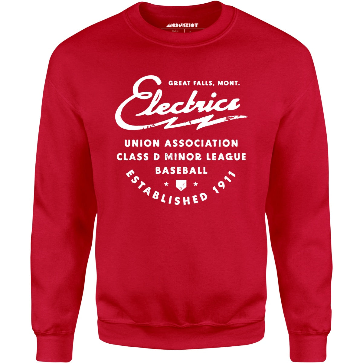 Great Falls Electrics - Montana - Vintage Defunct Baseball Teams - Unisex Sweatshirt