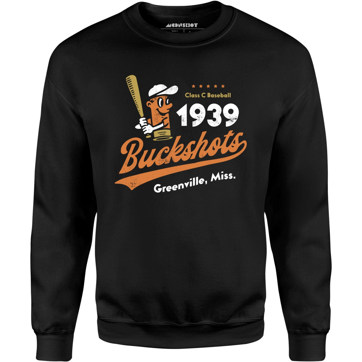 Greenville Buckshots - Mississippi - Vintage Defunct Baseball Teams - Unisex Sweatshirt