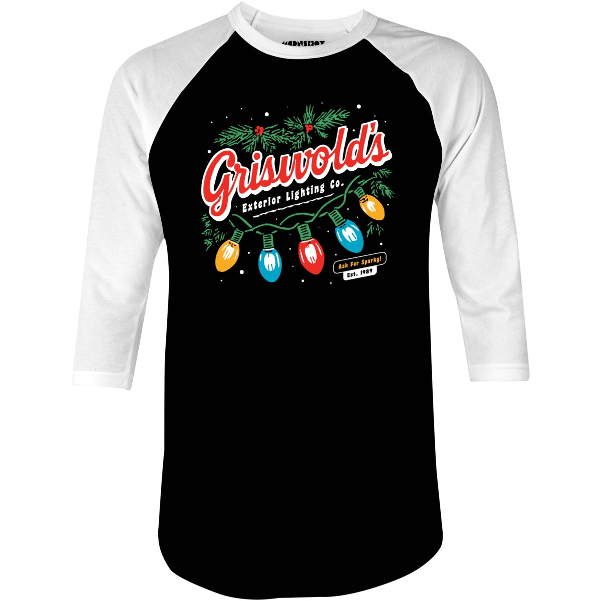Griswold's Exterior Lighting Co. - 3/4 Sleeve Raglan T-Shirt